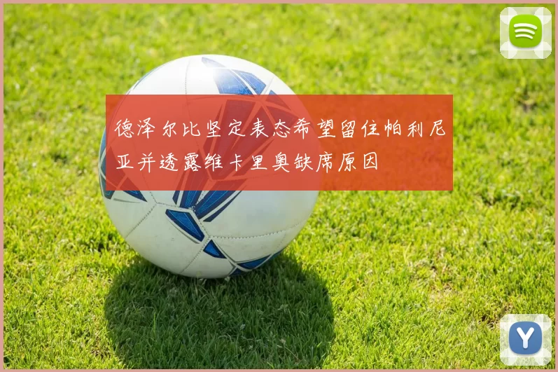 德泽尔比坚定表态希望留住帕利尼亚并透露维卡里奥缺席原因